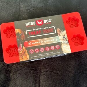Boss Dog Red Treat Trays for Pets